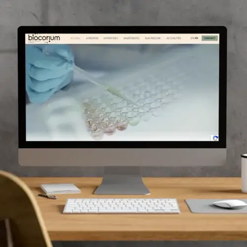 Site vitrine – Biocorium